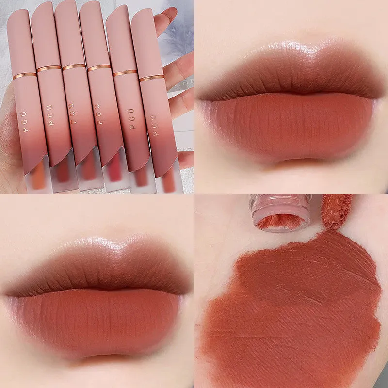 Lip And Cheek Blush in White Peach Cheese shade with velvet matte finish