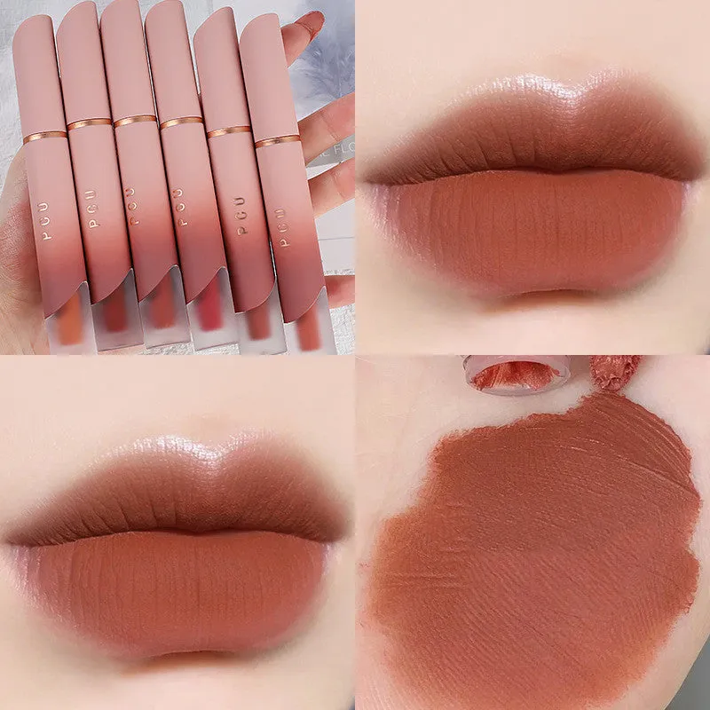 Lip And Cheek Blush in White Peach Cheese shade with velvet matte finish