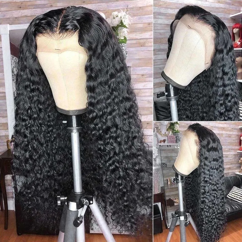 Exotic style real hair wig 14 inch 360 density hand-woven ladies wig