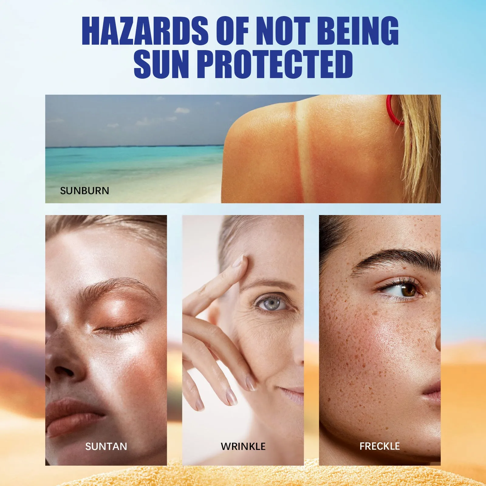 Hyaluronic Acid Sun Block Stick 22g waterproof SPF50 sunscreen in stick form