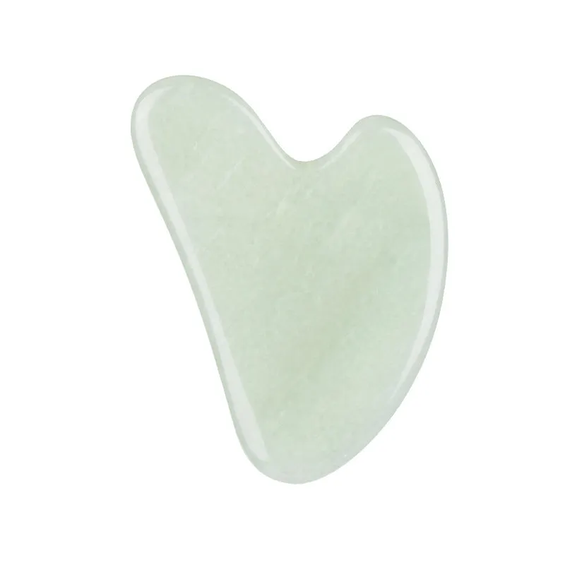 Crystal jade gua sha board in various colours for health massage