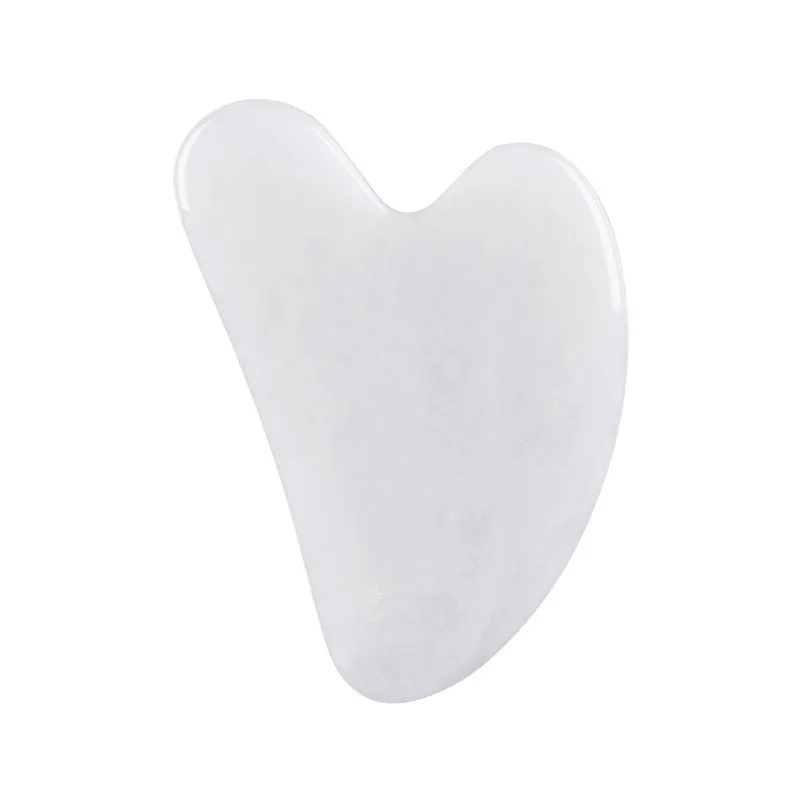 Crystal jade gua sha board in various colours for health massage