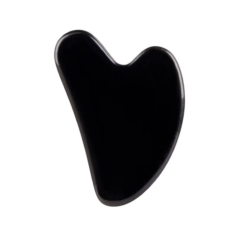 Crystal jade gua sha board in various colours for health massage