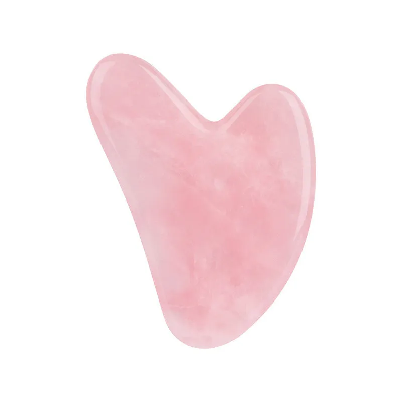 Crystal jade gua sha board in various colours for health massage