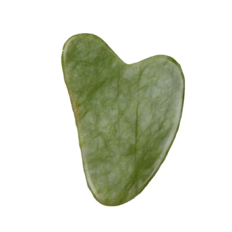 Crystal jade gua sha board in various colours for health massage