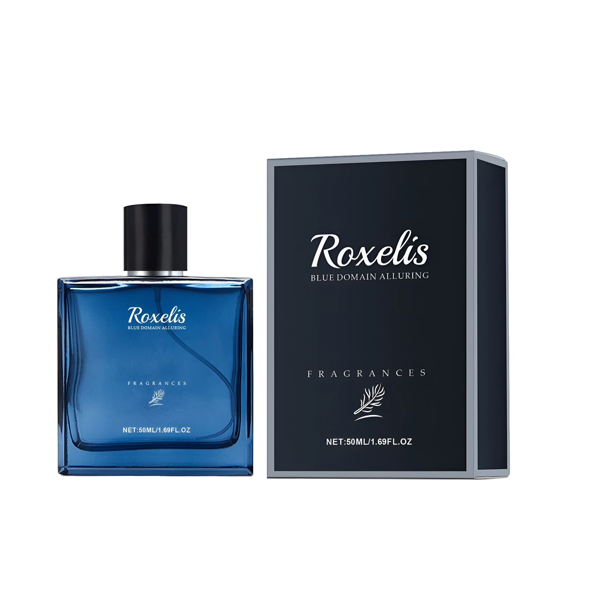 Blue Domain Alluring Fragrances perfume 50ml bottle with botanical extracts