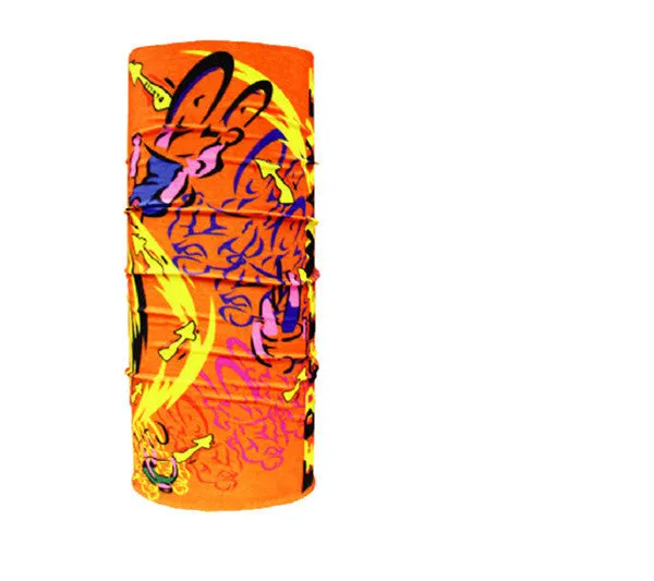 New outdoor variety magic bandana cycling mask neck cover sunscreen 49x24cm polyester, 39 patterns shown in a flat layout