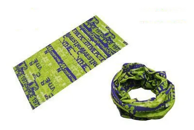 New outdoor variety magic bandana cycling mask neck cover sunscreen 49x24cm polyester, 39 patterns shown in a flat layout