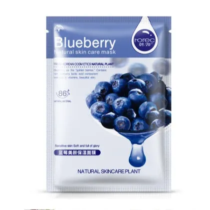 Aloe vera sheet mask 30g for moisturising and pore care white packaging