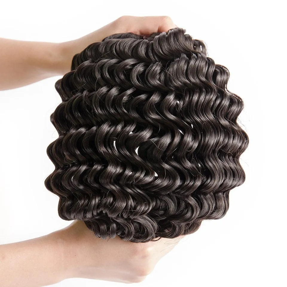 Real hair wig curls medium long hair length available in multiple colours and sizes