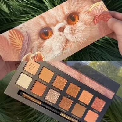 Explorer twelve-colour animal eye shadow palette showing multiple animal-inspired design options