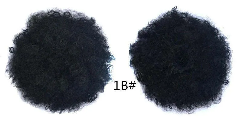 Fluffy wig with high temperature wire hair material and hairpin attachment