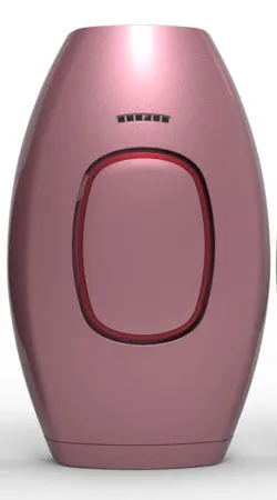 Home laser hair removal instrument with pulsed light technology, xenon quartz light tube, 470nm-1100nm wavelength, 33*10mm2 focus size, 1.5-3.9J/cm2 energy, over 300,000 flashes, ABS body, in Black, Rose Gold, White, for UK or other plug models.