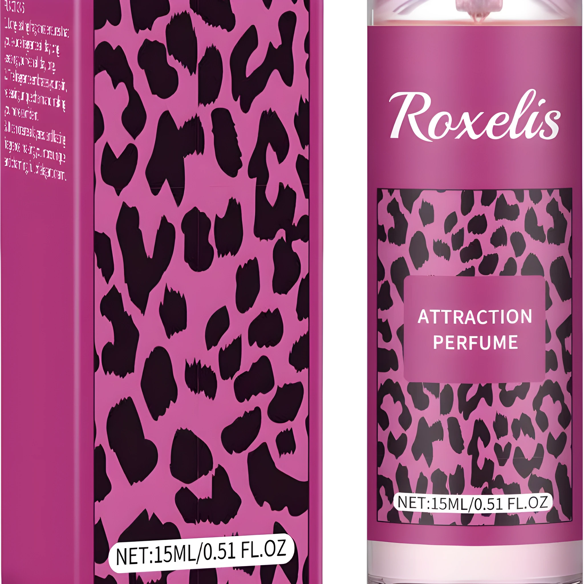 Attraction perfume 15ml body spray with black pepper amber bergamot citrus extracts in compact bottle
