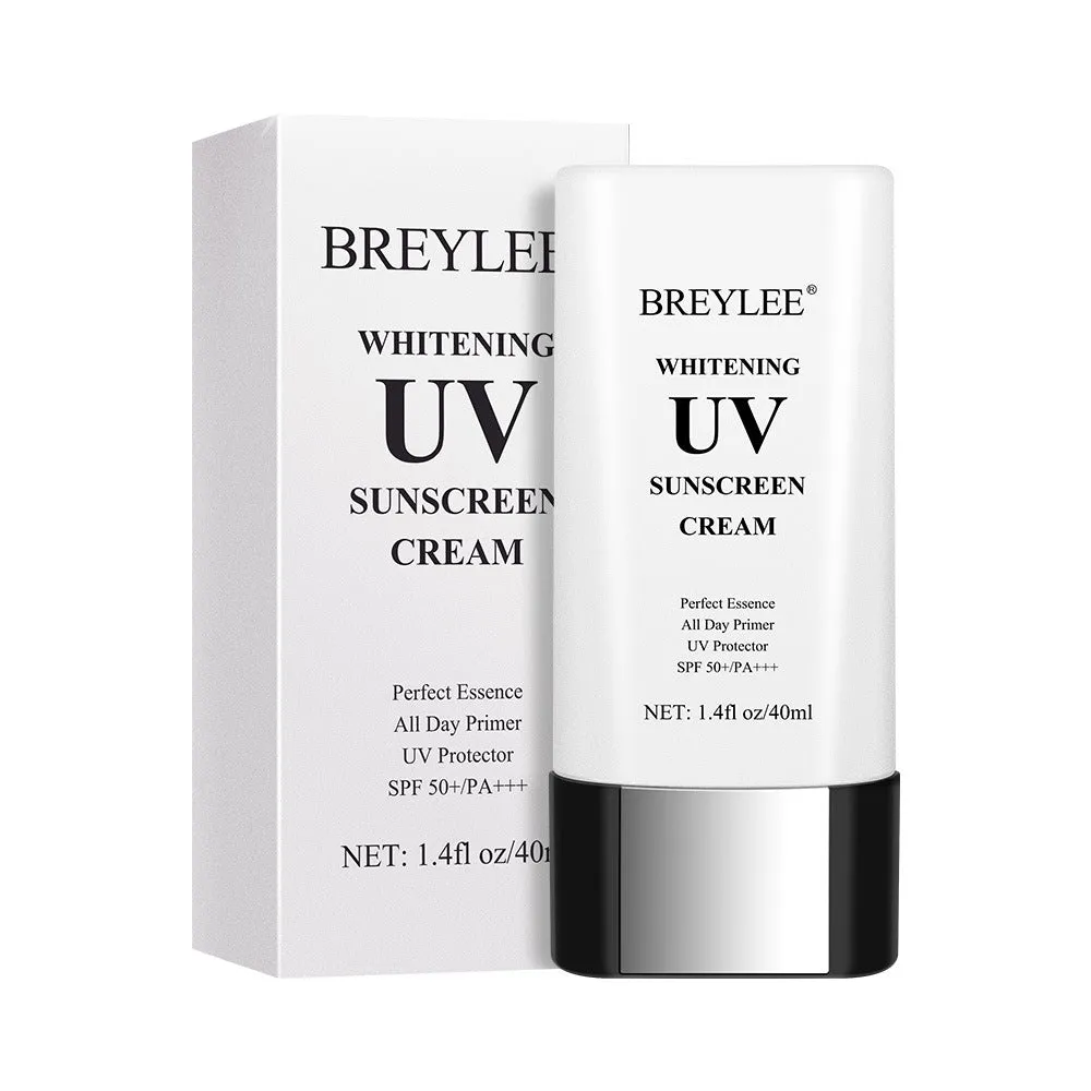 Sunscreen cream 40ml tube in BREYLEE cream colour, foreign trade packaging