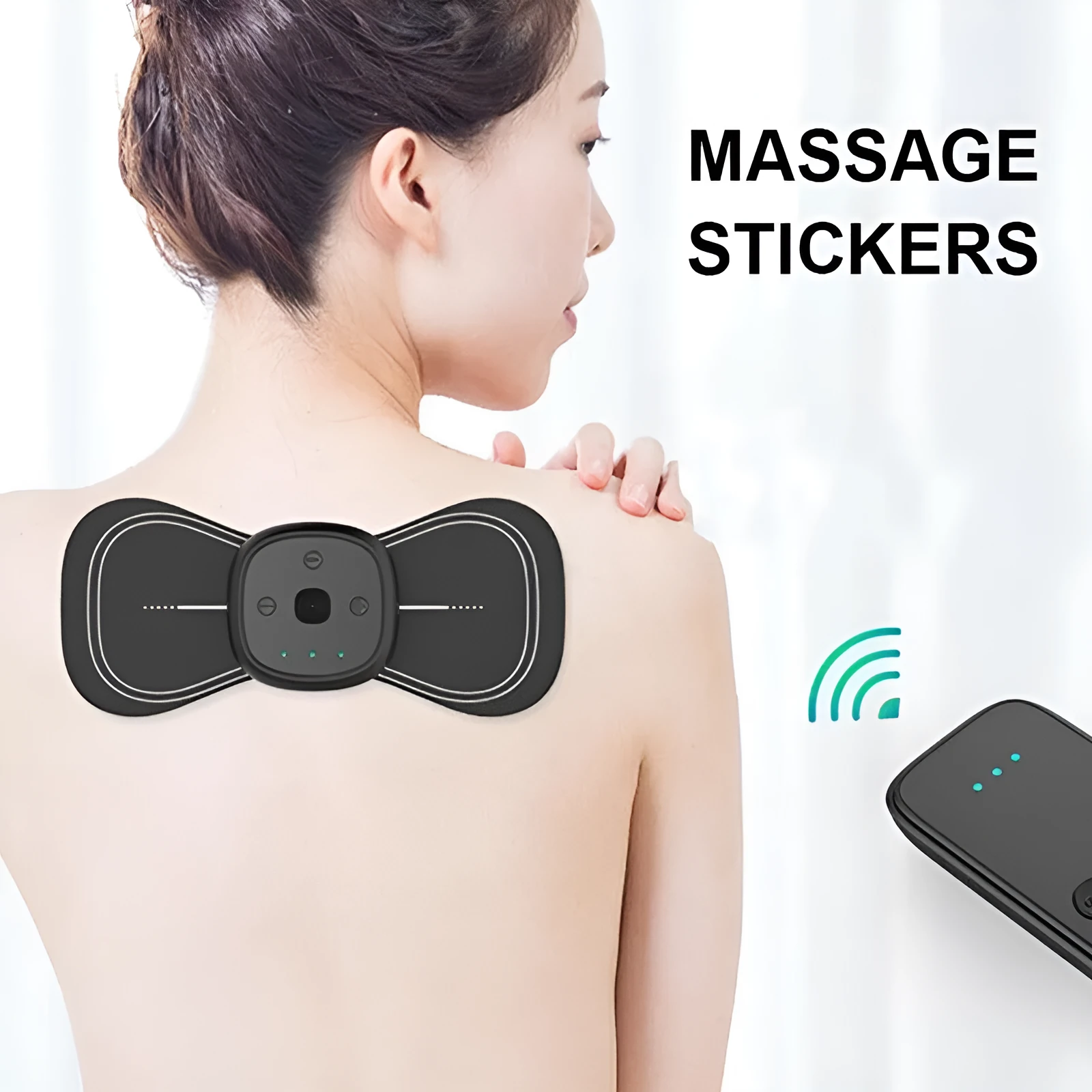 Rechargeable shiatsu massager YSL-208 with mechanical control for neck and back relief