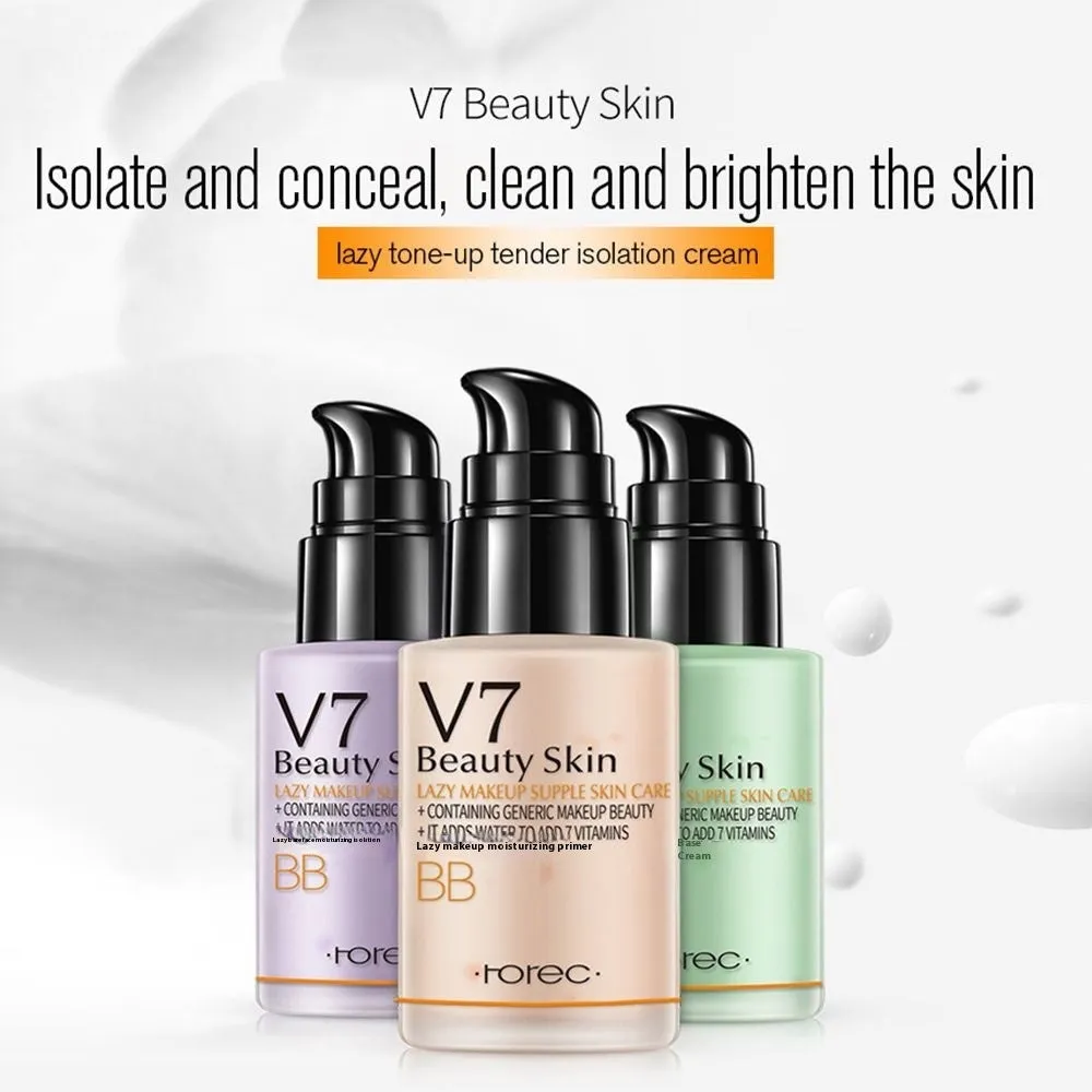 30g cream cushion foundation in three colours: natural, soft purple, and fresh green for brightening face makeup