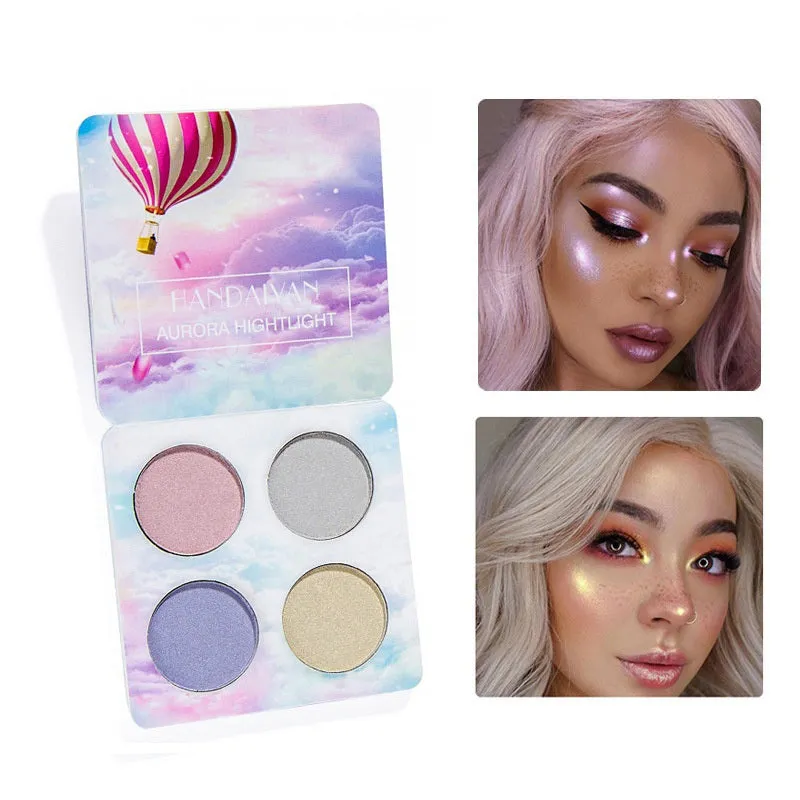 40-colour matte and glitter eyeshadow palette with a brush, showing earth tones and vibrant shades in one case