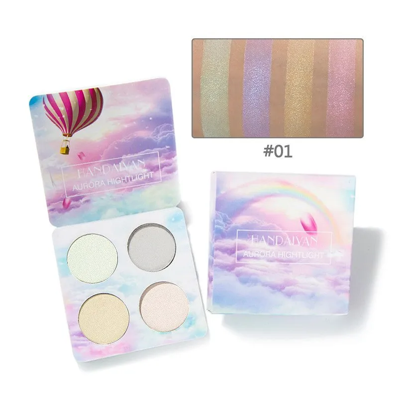 40-colour matte and glitter eyeshadow palette with a brush, showing earth tones and vibrant shades in one case