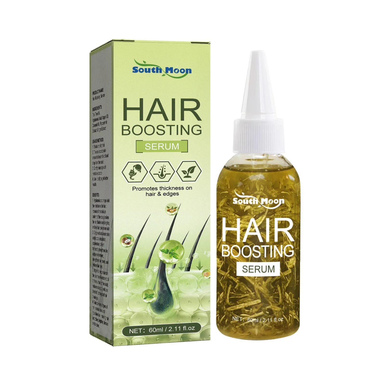 60ml anti-hair fall repair hair oil bottle for dry, damaged hair tails and split ends