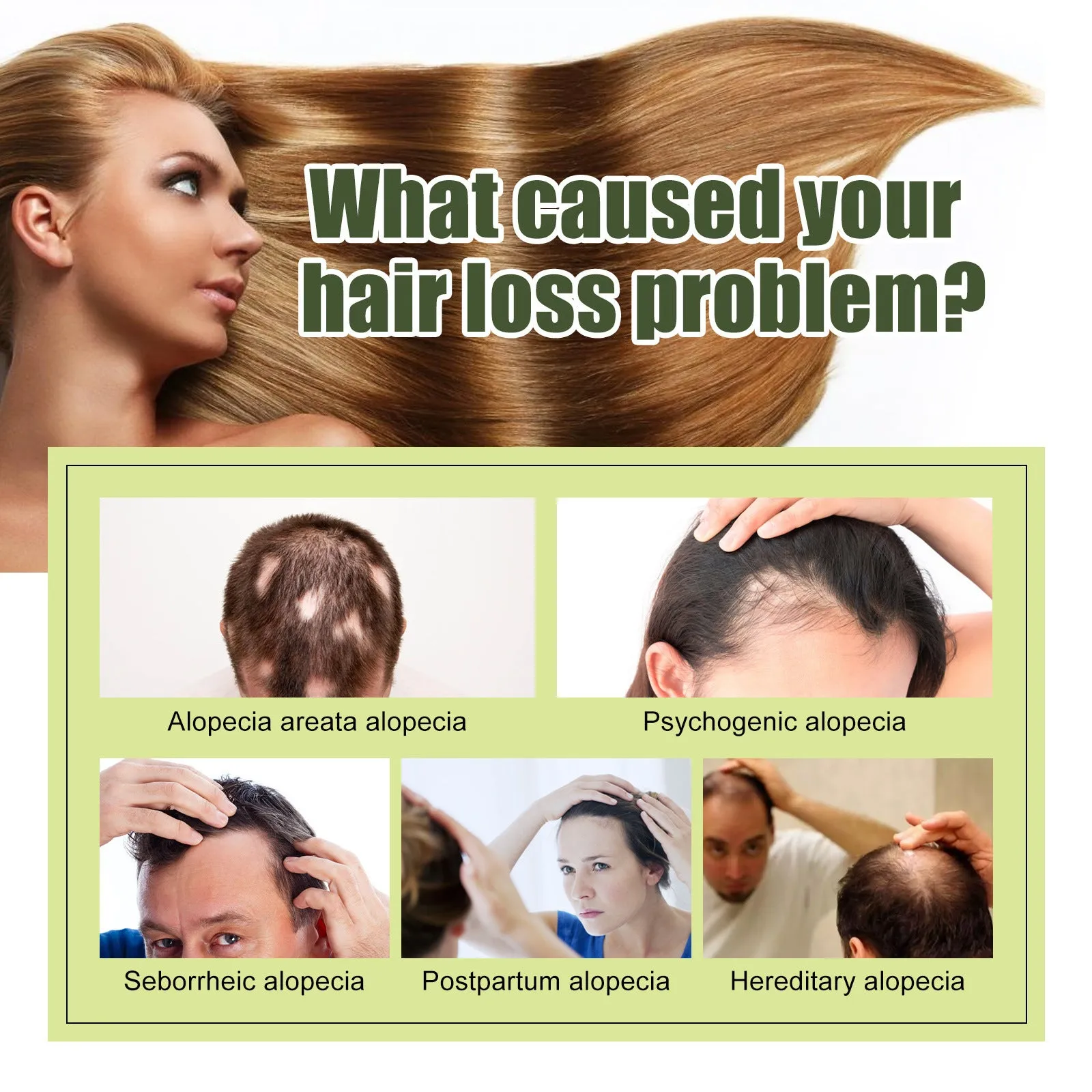 60ml anti-hair fall repair hair oil bottle for dry, damaged hair tails and split ends