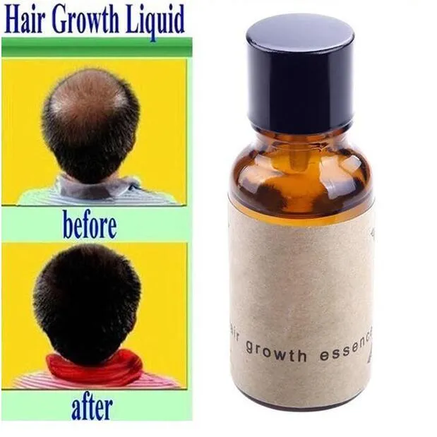 Hair growth liquid 20ml bottle for thicker hair restoration and loss prevention