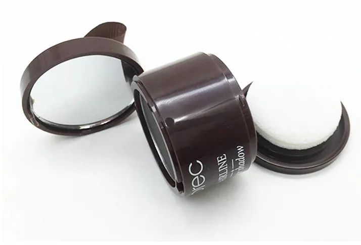 Hairline repairing shadow powder net content 3, light yellow and dark brown colours, natural soft finish