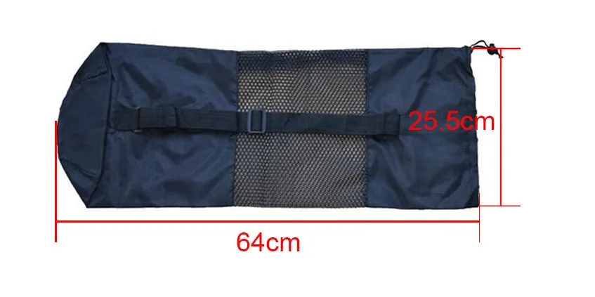 TPE yoga mat in bamboo blue with body position line, 6mm thick, rolled out on a wooden floor