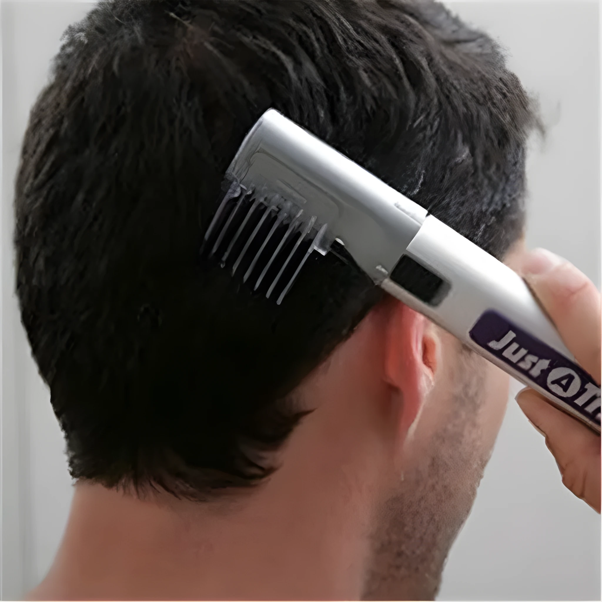 RX-128 grey cordless hair clipper 17.5cm compact size PP material for home grooming
