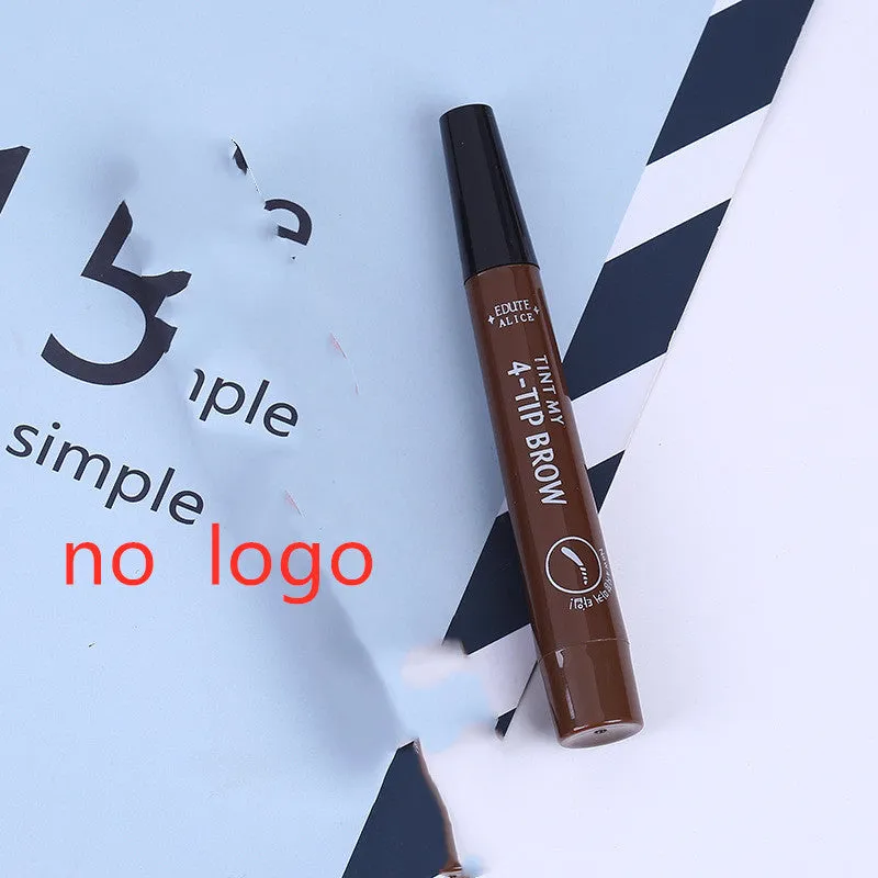 Liquid water eyebrow pencil in grey brown and black shades for natural brow makeup
