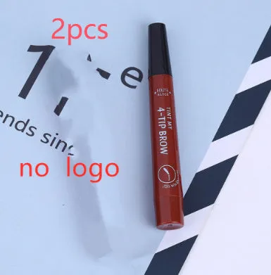 Liquid water eyebrow pencil in grey brown and black shades for natural brow makeup