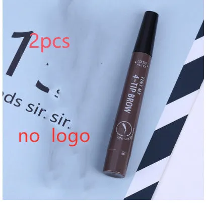 Liquid water eyebrow pencil in grey brown and black shades for natural brow makeup