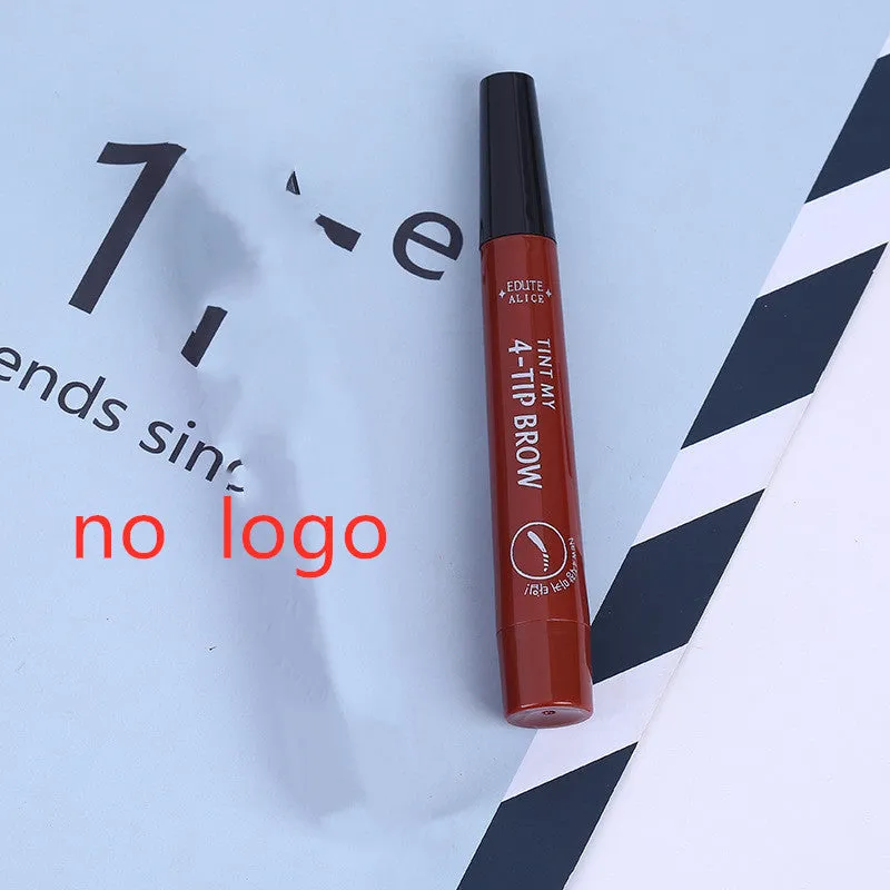 Liquid water eyebrow pencil in grey brown and black shades for natural brow makeup