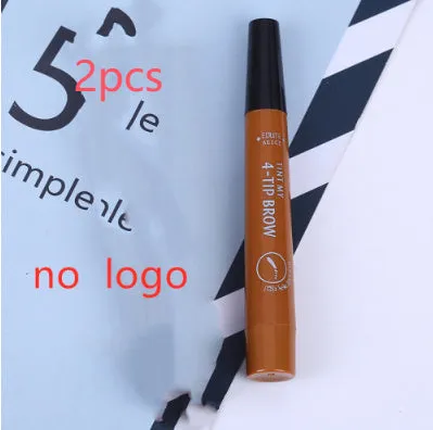 Liquid water eyebrow pencil in grey brown and black shades for natural brow makeup