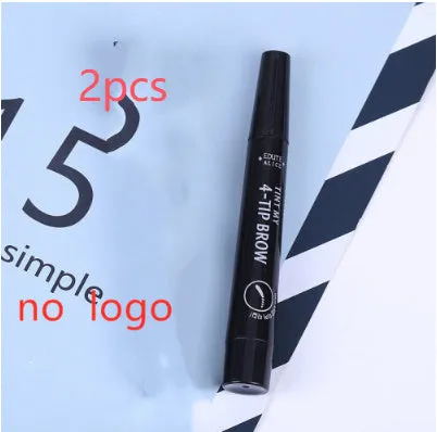 Liquid water eyebrow pencil in grey brown and black shades for natural brow makeup