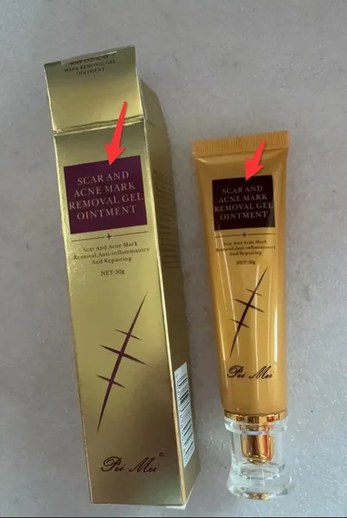Light Scar Cream PM6881 scar treatment gel for fine grain desalination face and body