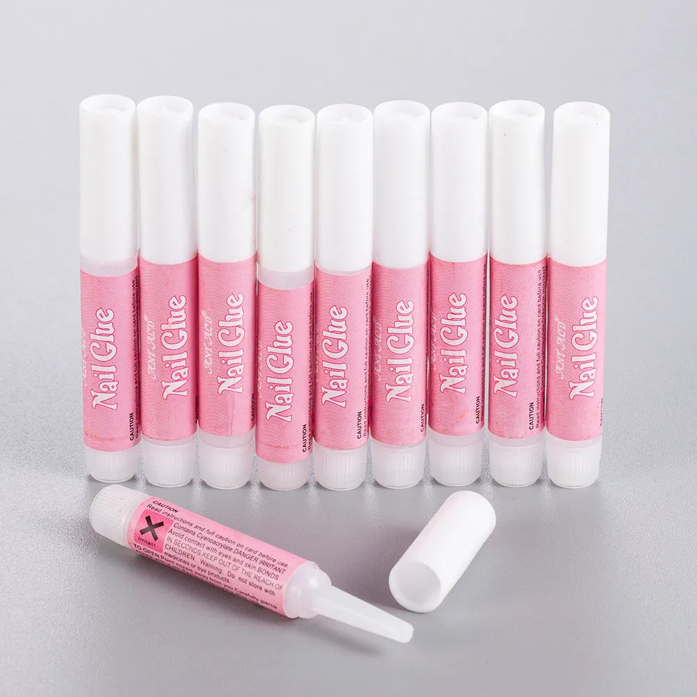 2g nail art glue 10pcs pack for personal use with paste application