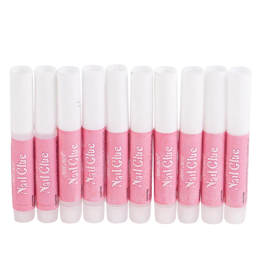 2g nail art glue 10pcs pack for personal use with paste application