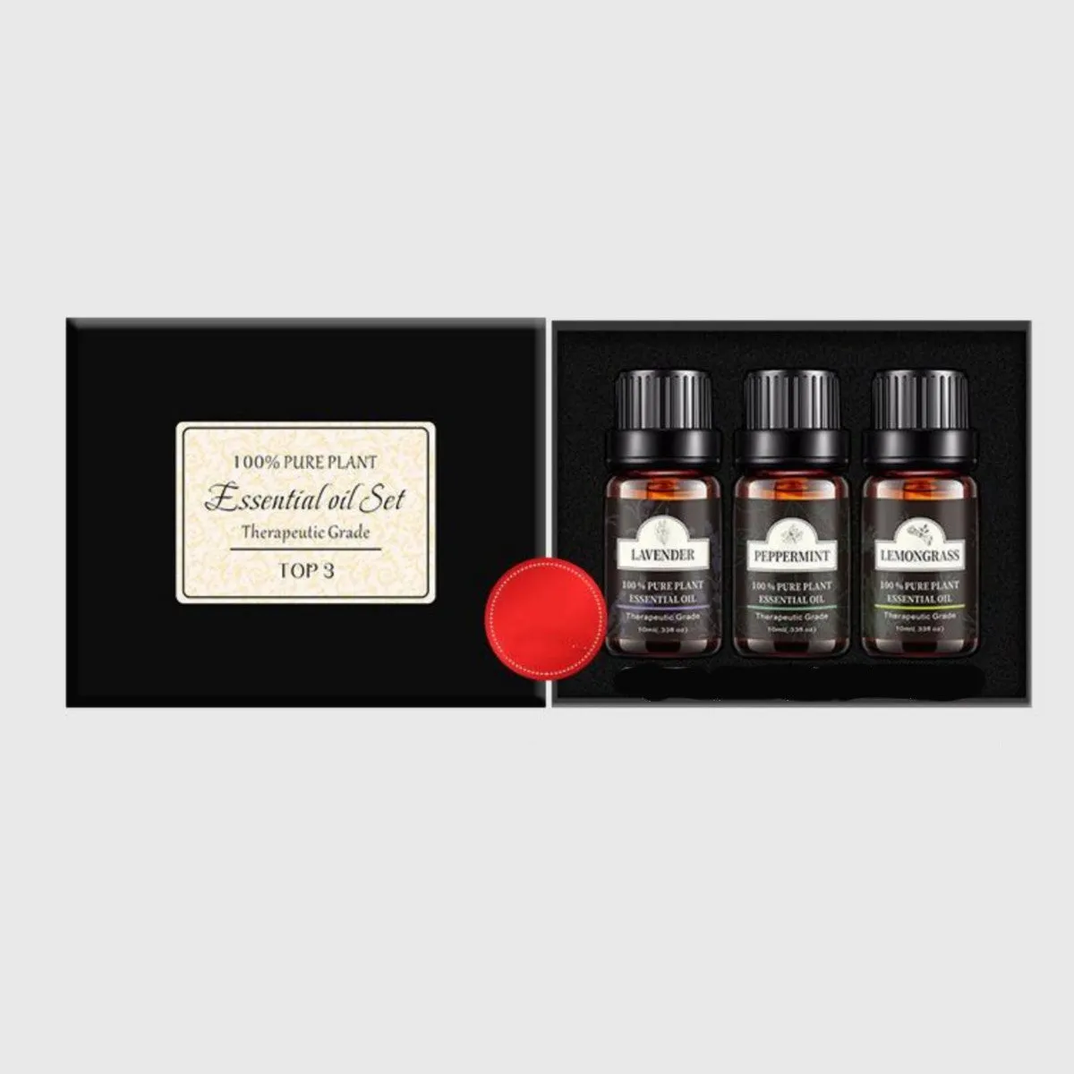 Six 10ml bottles of lavender essential oil set with pure plant aroma for general skin types