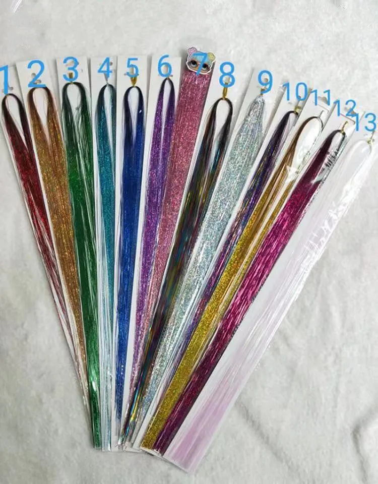Laser hair colour hair extension clip in high temperature wire in red colour on white background