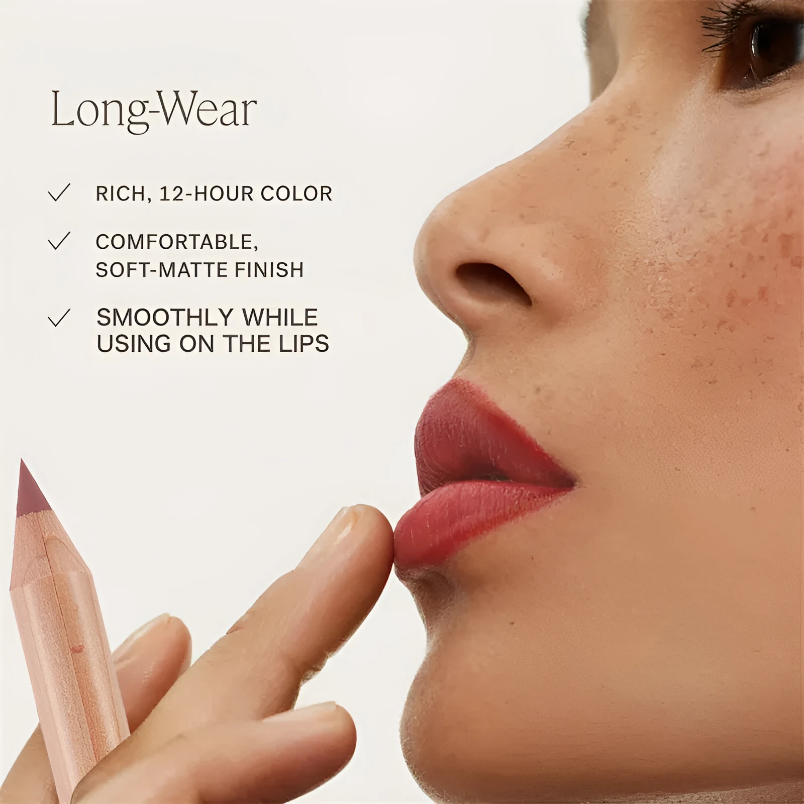 PHOFAY Nude Lipliner Kit 12 piece set in brown packaging with individual pencils