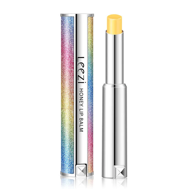 Rainbow Star colour changing lipstick in starry sky honey shade with silky smooth texture