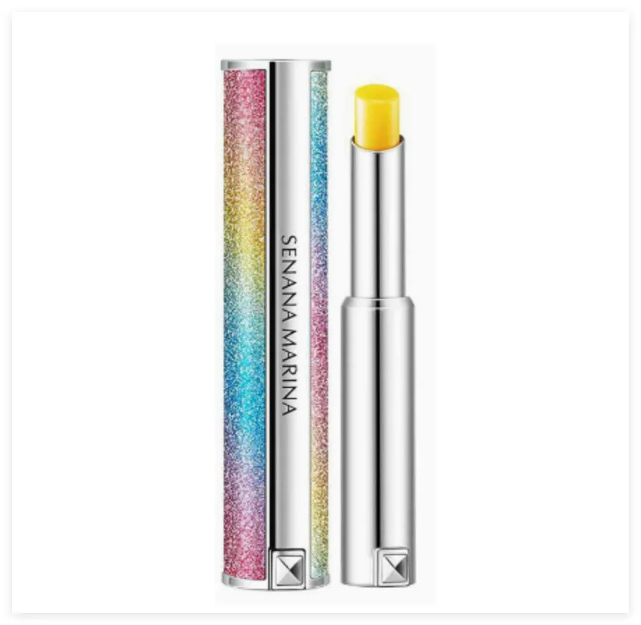 Rainbow Star colour changing lipstick in starry sky honey shade with silky smooth texture