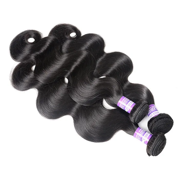 Brazilian human hair bundles with closure in straight texture ombre colour 10 inch and 8 inch lengths