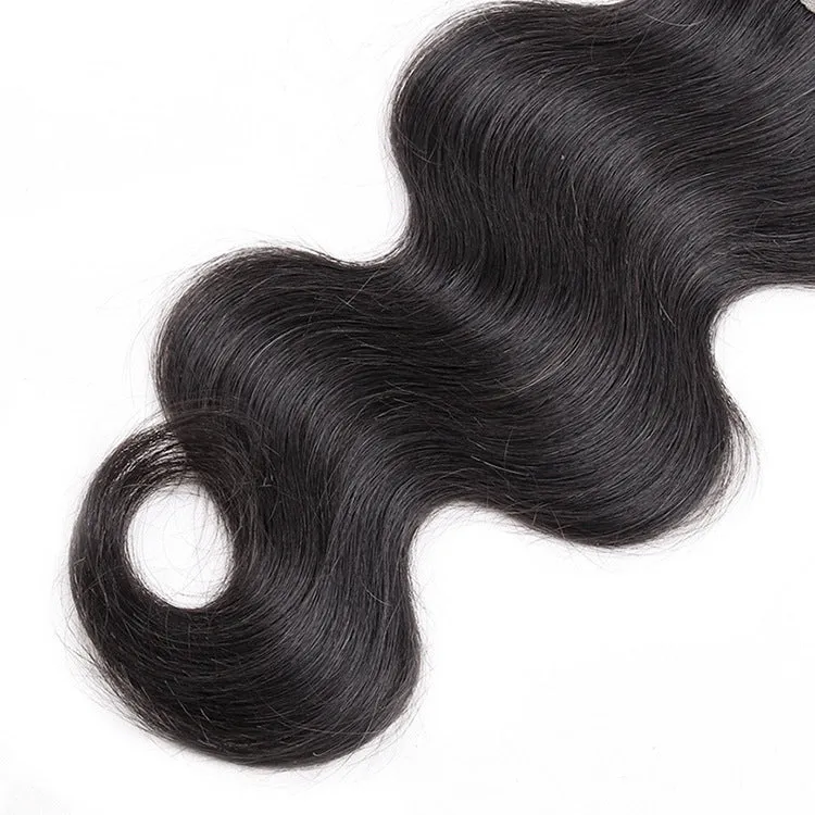 Brazilian human hair bundles with closure in straight texture ombre colour 10 inch and 8 inch lengths