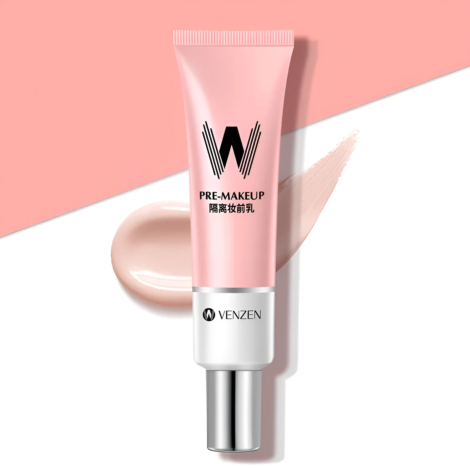 Pink foundation primer 30g pot with hydrating pore minimising formula