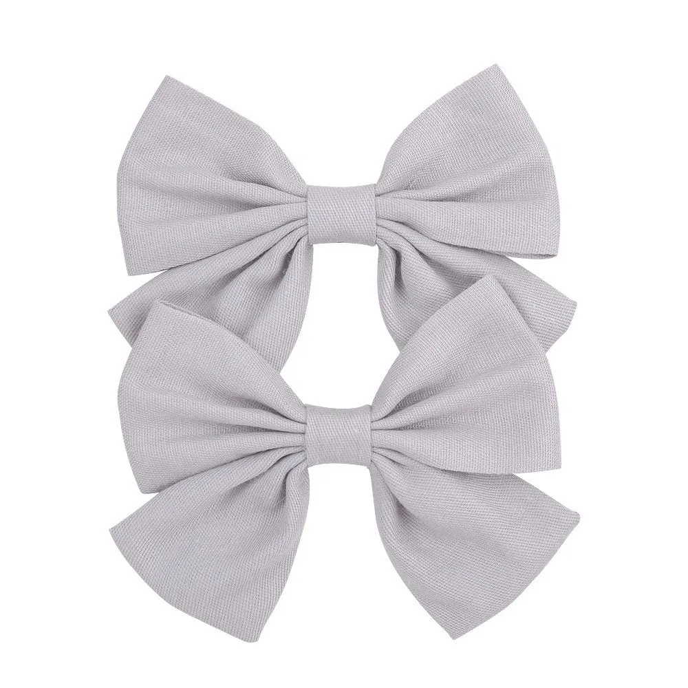 Handmade duckbill hair clip bowknot design children European American style individually packed