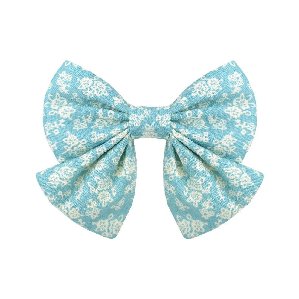 Handmade duckbill hair clip bowknot design children European American style individually packed
