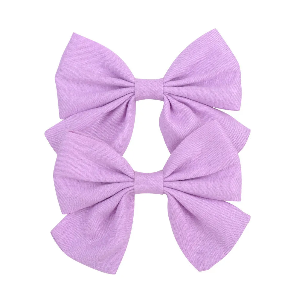 Handmade duckbill hair clip bowknot design children European American style individually packed
