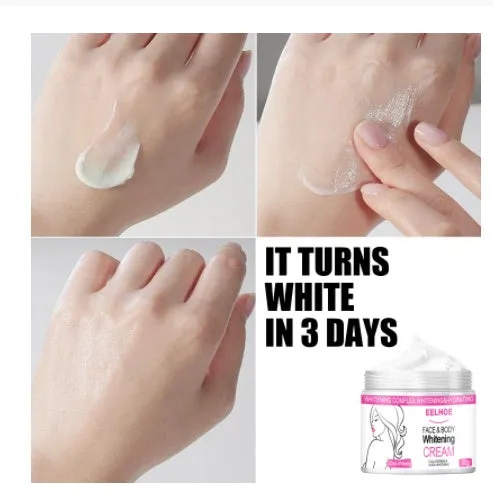 EELHOE collagen body lotion in white tube, 10g size, for brightening and nourishing skin
